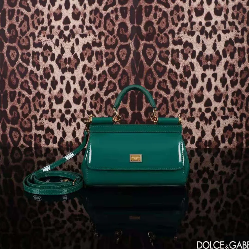 Dolce Gabbana D&G Small Sicily Handbag for Women in Green Dolce Gabbana D&G Small Sicily Handbag for Women in Green