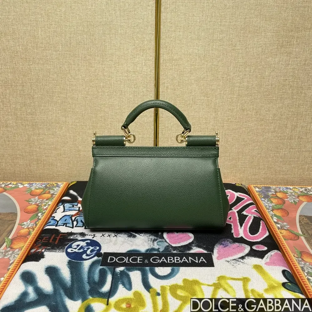 Dolce Gabbana D&G Small Sicily Handbag for Women in Green Dolce Gabbana D&G Small Sicily Handbag for Women in Green