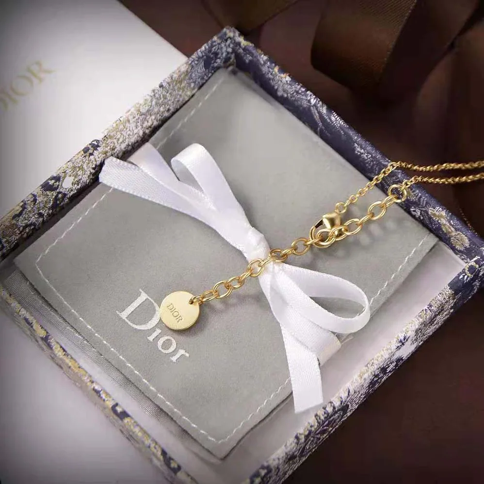 Dior J'Adior Necklace Gold for Women in Finish Metal Dior J'Adior Necklace Gold for Women in Finish Metal