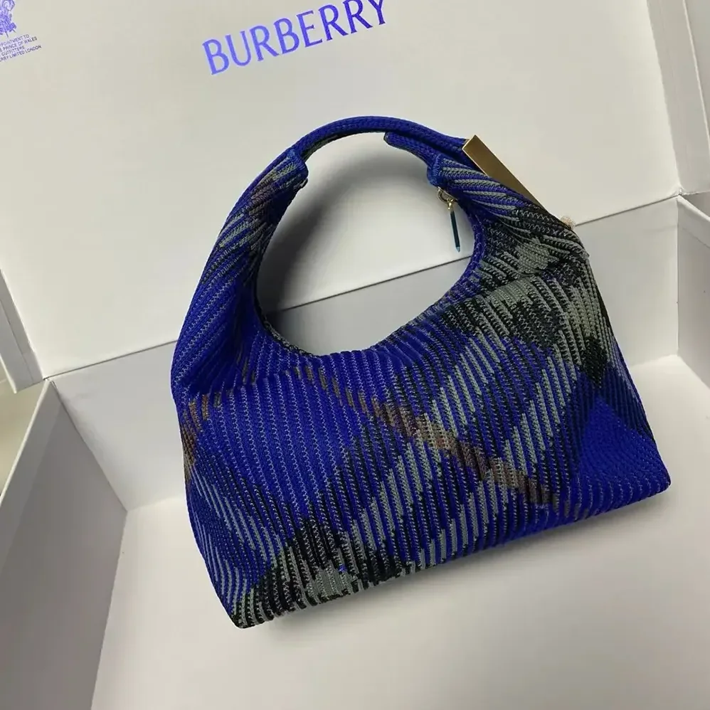 Burberry Mini Peg Duffle Bag for Women in Navy