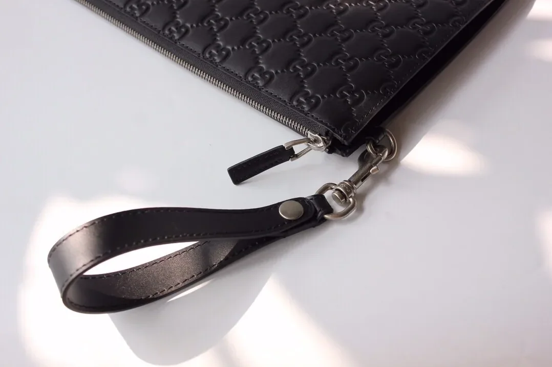 Gucci Microguccissima Pouch Black , Pouch / for Men