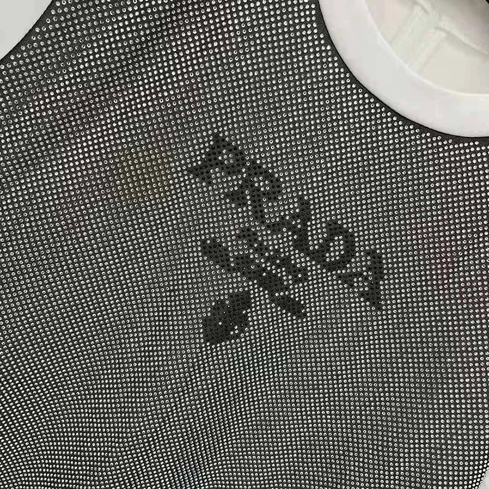 Prada Studded Chiffon and Jersey T-shirt for Women in White Prada Studded Chiffon and Jersey T-shirt for Women in White