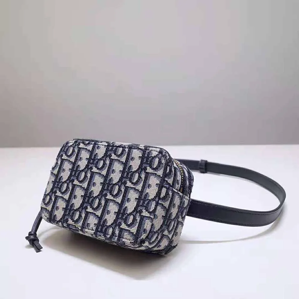 Dior Oblique Belt Pouch Blue Dior Oblique Jacquard for Women Dior Oblique Belt Pouch Blue Dior Oblique Jacquard for Women