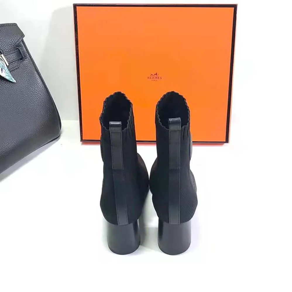 Hermes Volver 60 Ankle Boot in 7cm Heel Height for Women in Black Hermes Volver 60 Ankle Boot in 7cm Heel Height for Women in Black