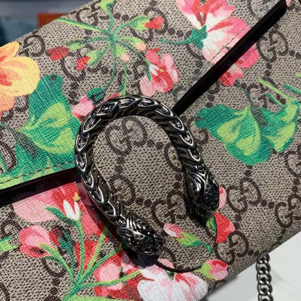 Gucci Floral WOC Dionysus Shoulder Bag Multicolor /