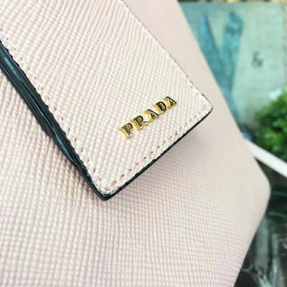 Prada Panier Medium Bag in Saffiano Leather for Women in White