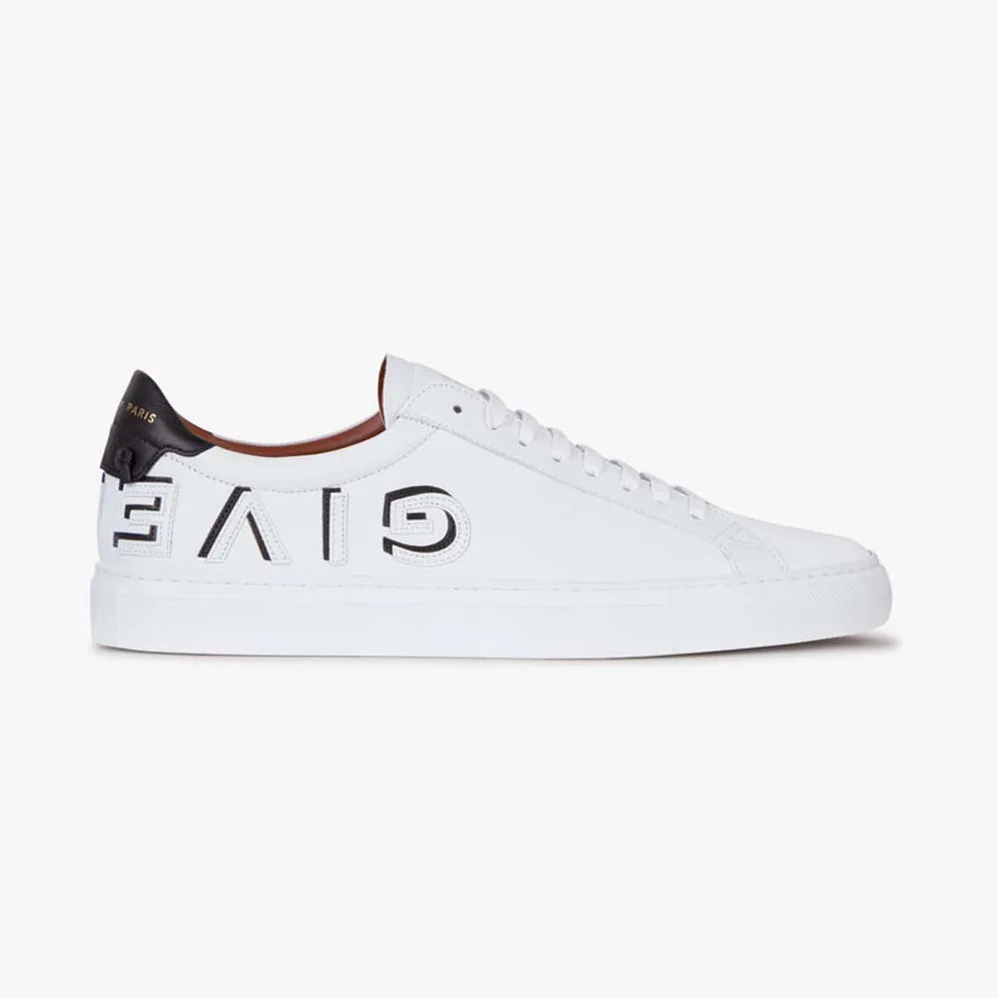 Givenchy Givenchy Reverse Sneakers in Leather for Men in White Givenchy Givenchy Reverse Sneakers in Leather for Men in White