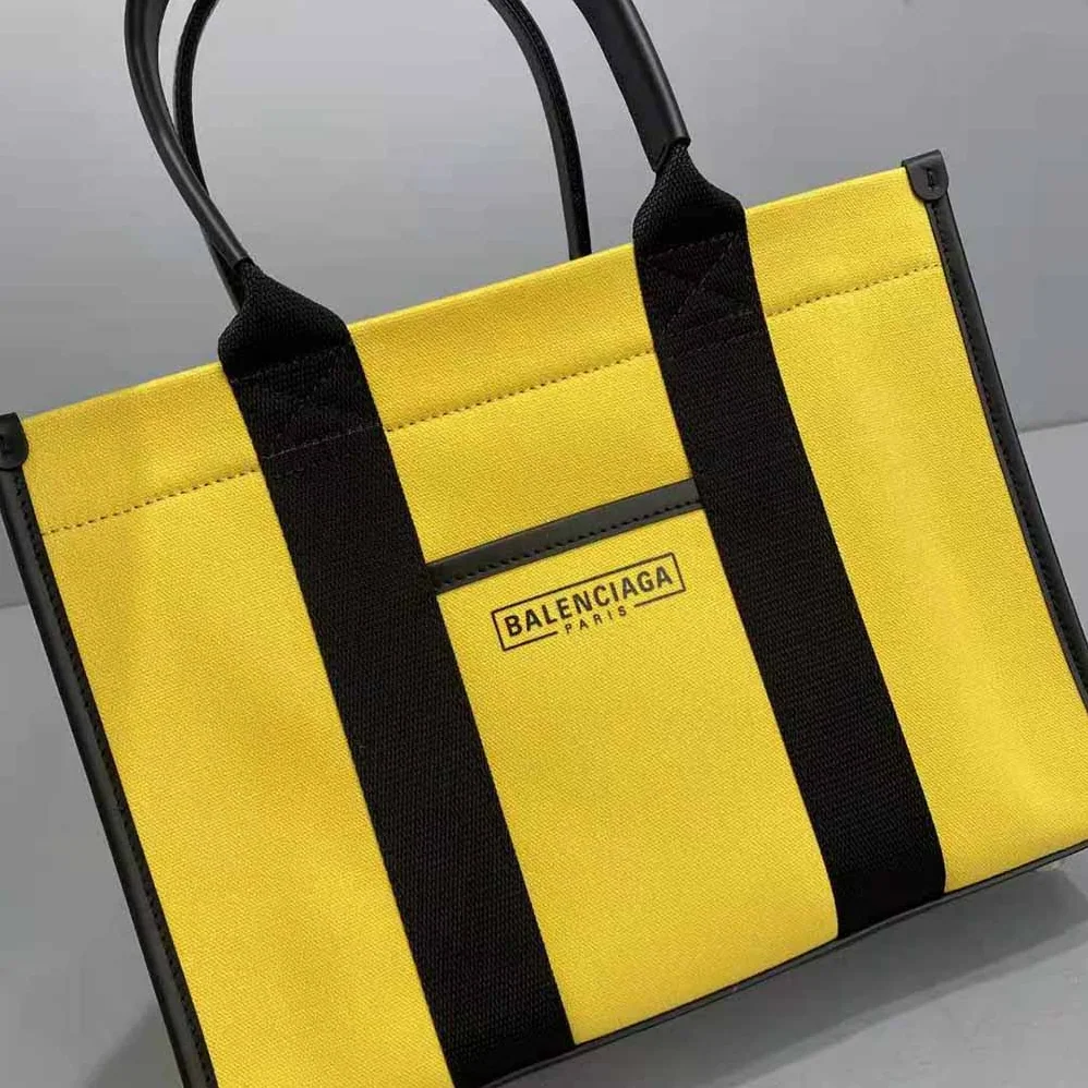 Balenciaga Hardware Small Tote Bag With Strap in Yellow for Women Balenciaga Hardware Small Tote Bag With Strap in Yellow for Women