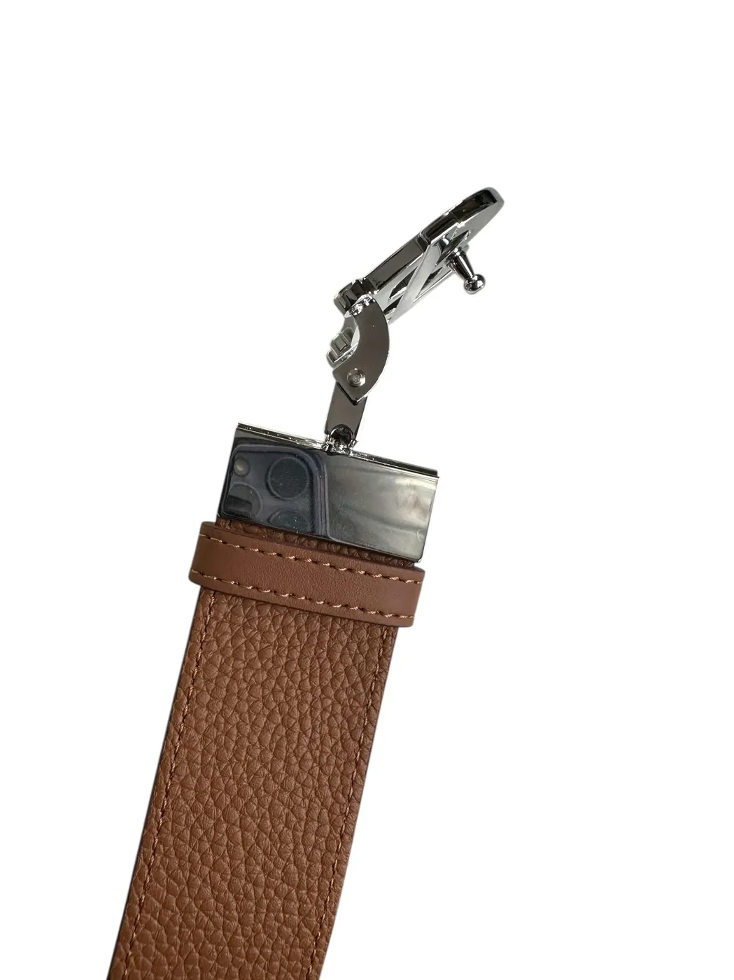 TB Brown Motif Leather Belt