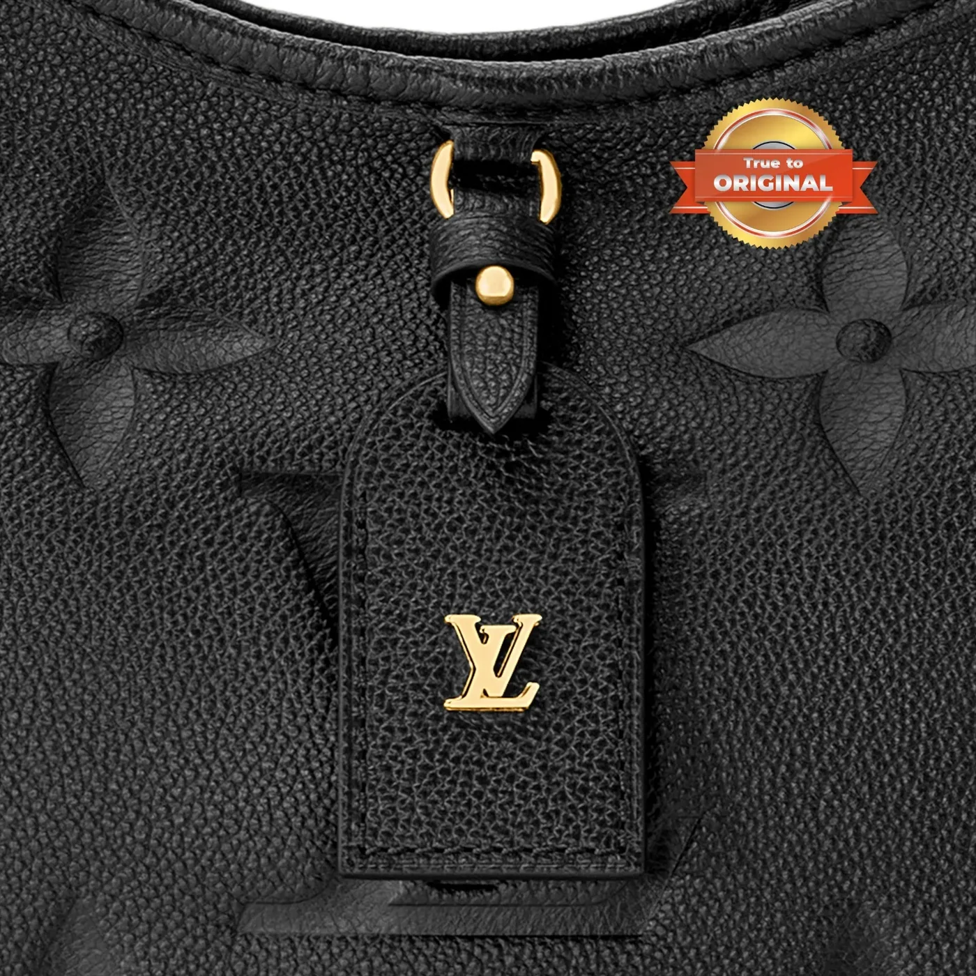 Louis Vuitton CarryAll PM Shoulder Bag in Black Gold Hardware