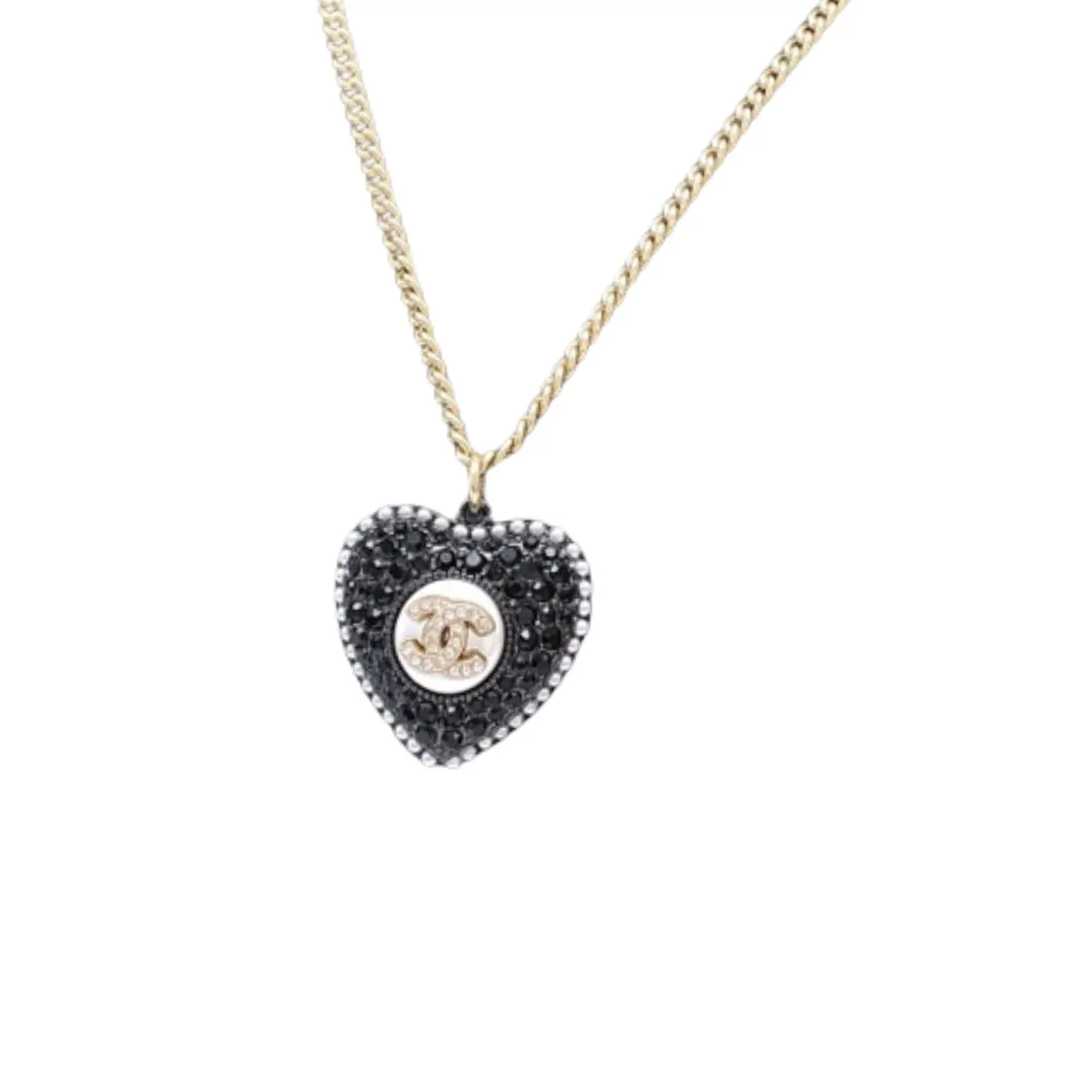 Chanel Love Necklace Black Chanel Love Necklace Black