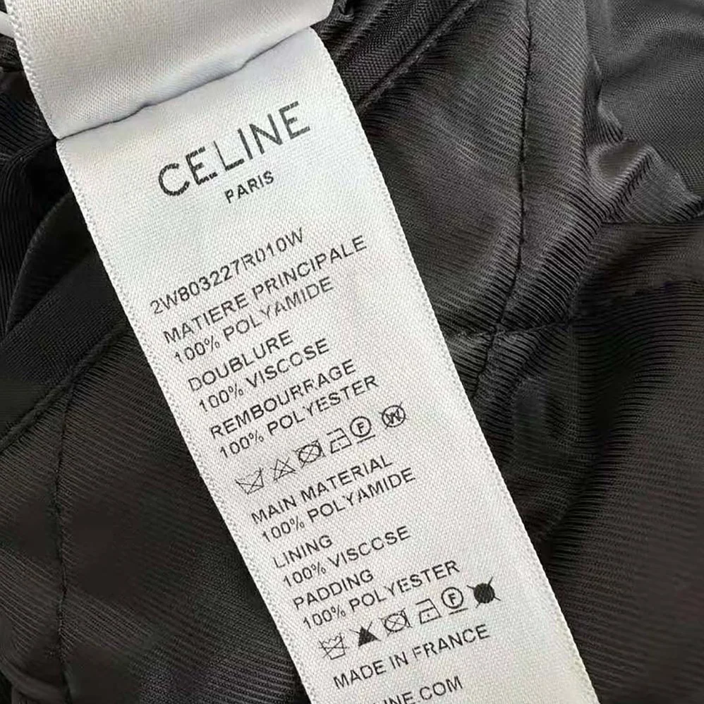 Celine Bomber Jacket in Thick Satin for Men Celine Bomber Jacket in Thick Satin for Men