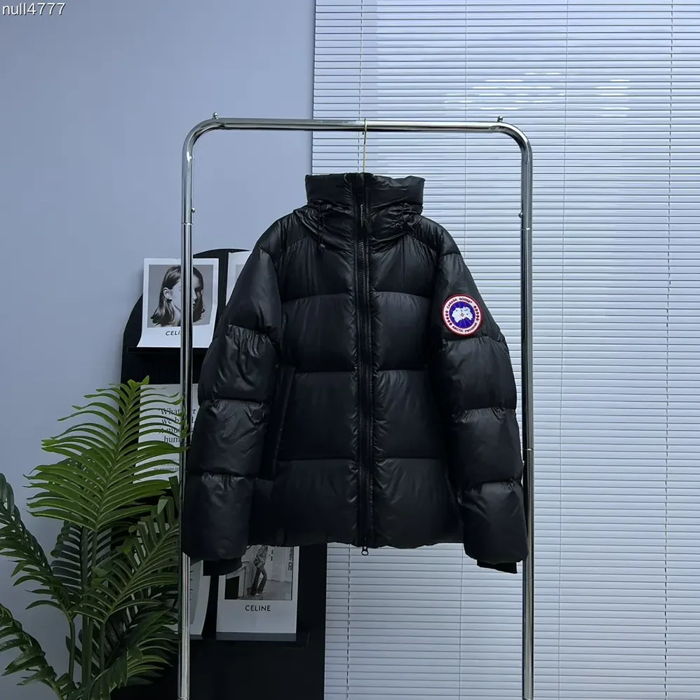 Canada Goose Cypress Puffer with Recycled Feather-Light-Ripstop for Women in Black
