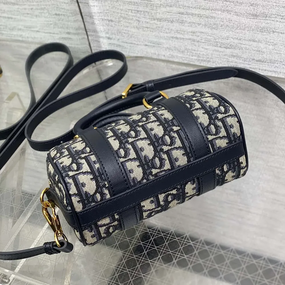 Dior Nano Dior Groove 17 Bag Blue Dior Oblique Jacquard for Women Dior Nano Dior Groove 17 Bag Blue Dior Oblique Jacquard for Women
