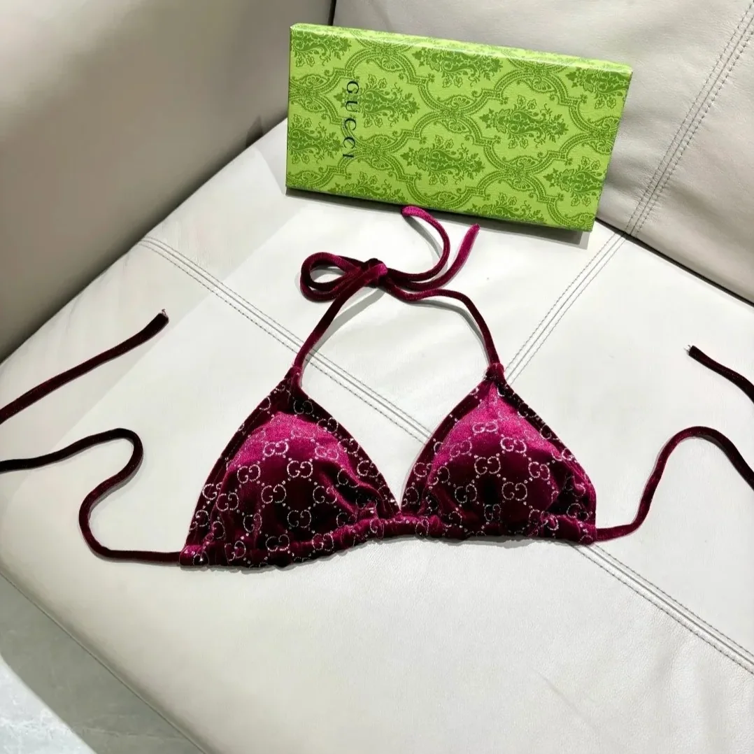 Gucci GG Sparkle Bikini Burgundy Gucci GG Sparkle Bikini Burgundy