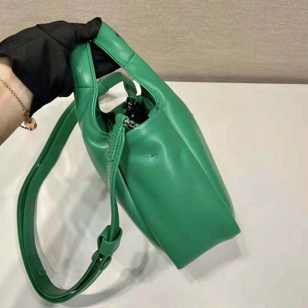 Prada Small Padded Prada Soft Nappa-Leather Bag for Women in Green