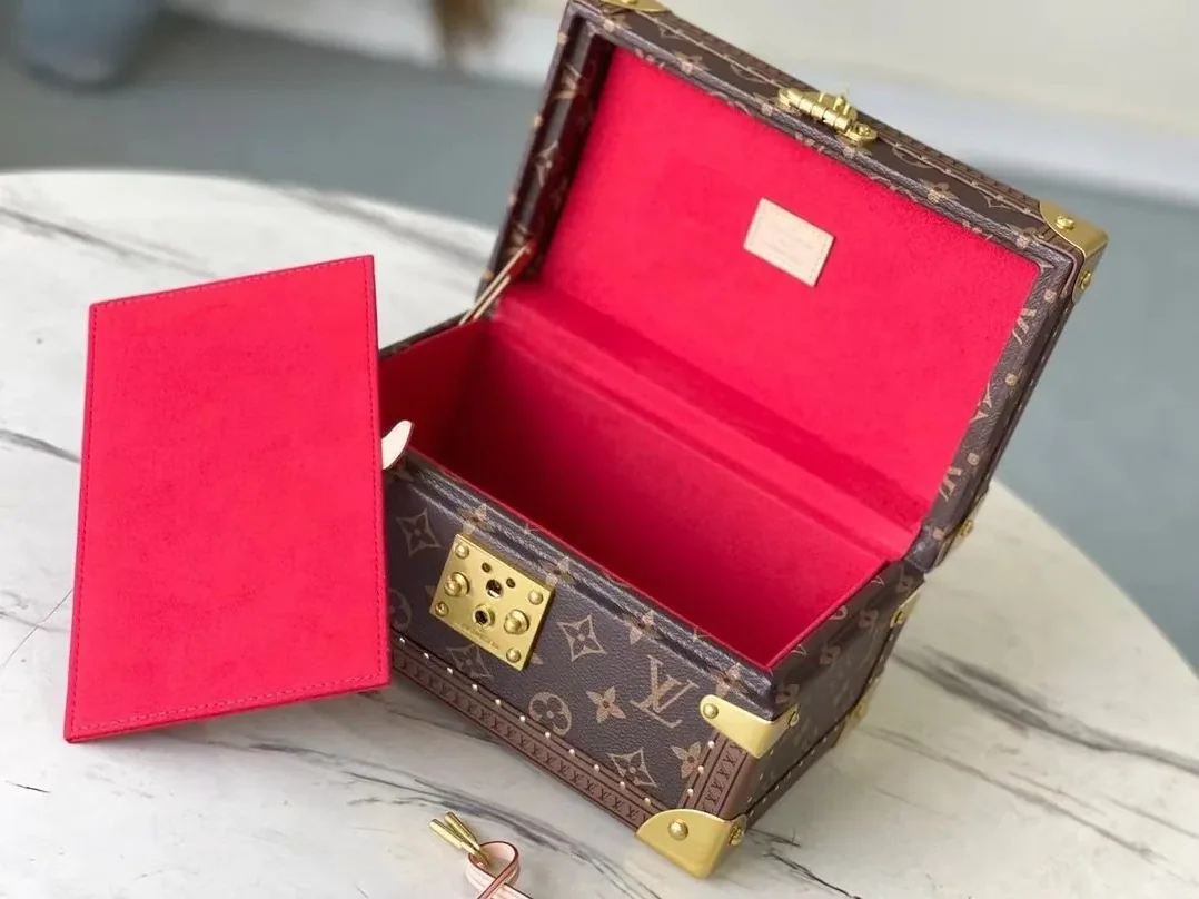 Louis Vuitton Coffret Tresor 24 Red / Louis Vuitton Coffret Tresor 24 Red /