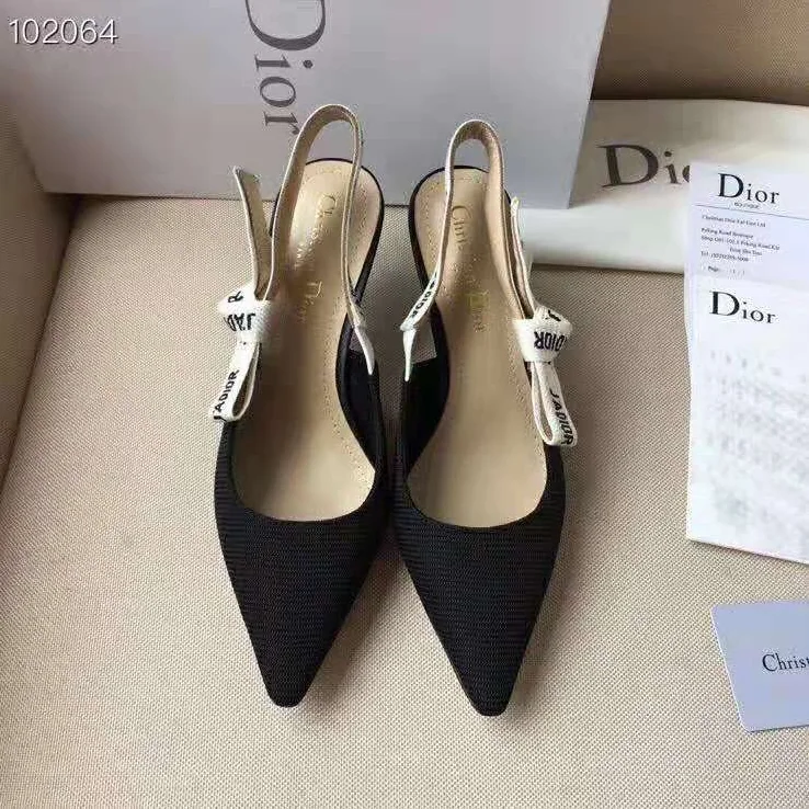 Dior J'adior Pump in Technical Canvas in 6.5 cm Heel for Women in Black Dior J'adior Pump in Technical Canvas in 6.5 cm Heel for Women in Black