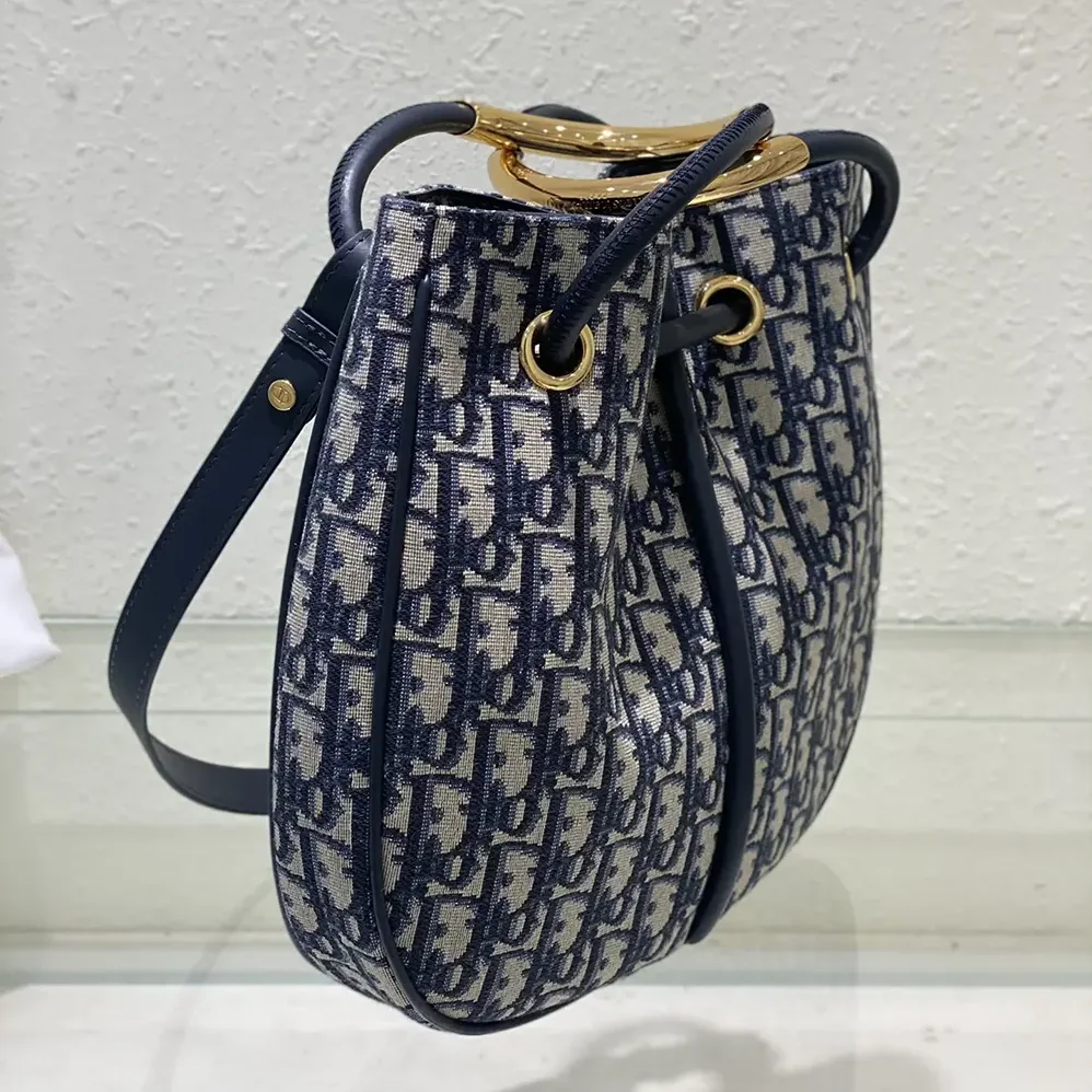 Dior Medium Dior Nolita Bag Blue Dior Oblique Jacquard for Women