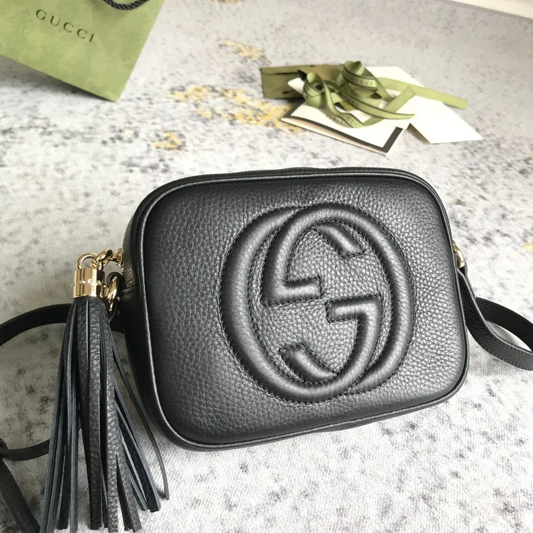 Gucci Soho Small Disco Bag Black / GG