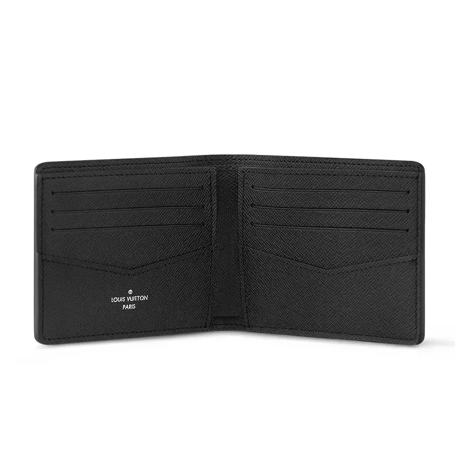 Louis Vuitton Slender Wallet Taiga Black Louis Vuitton Slender Wallet Taiga Black