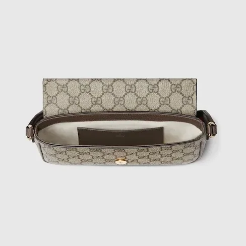 Gucci Ophidia Pochette Shoulder Bag in Beige Gold Hardware Gucci Ophidia Pochette Shoulder Bag in Beige Gold Hardware