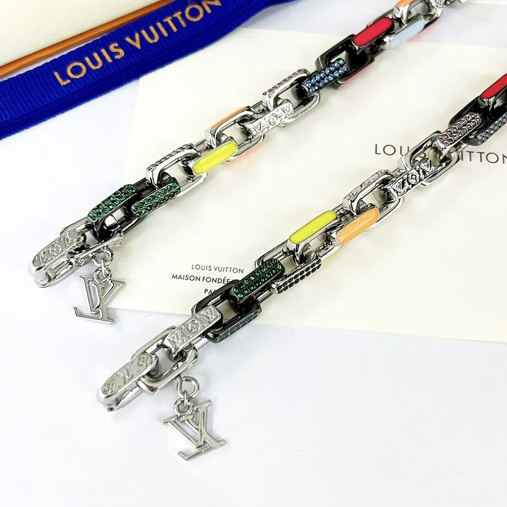 Louis Vuitton Donkey's Paradise Chain Bracelet Multicolor Louis Vuitton Donkey's Paradise Chain Bracelet Multicolor