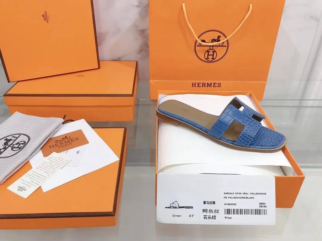 Hermes Oran Sandal Multicolor/Red , Shoes for Women