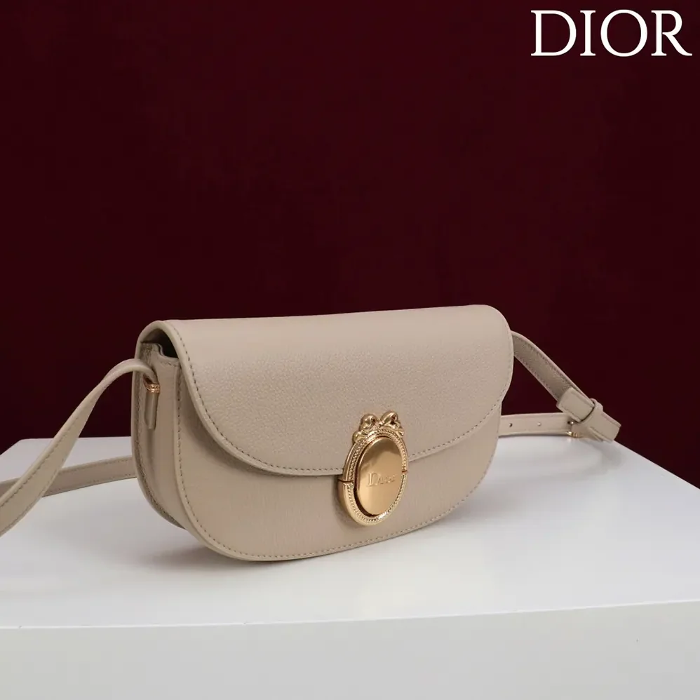 Dior Small Dior Médaillon Flap Bag Trench Grained Calfskin for Women Dior Small Dior Médaillon Flap Bag Trench Grained Calfskin for Women