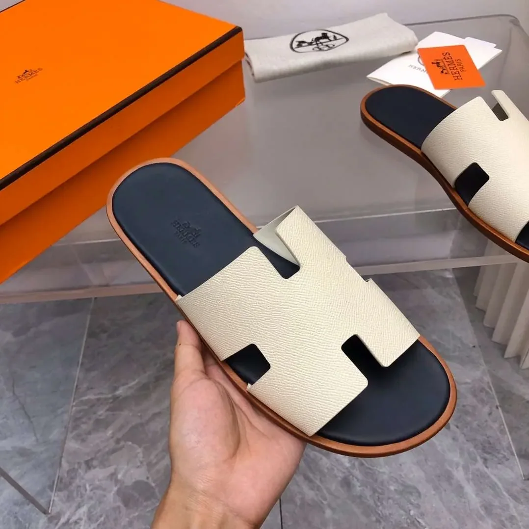 Hermes Oran Sandal White Hermes Oran Sandal White