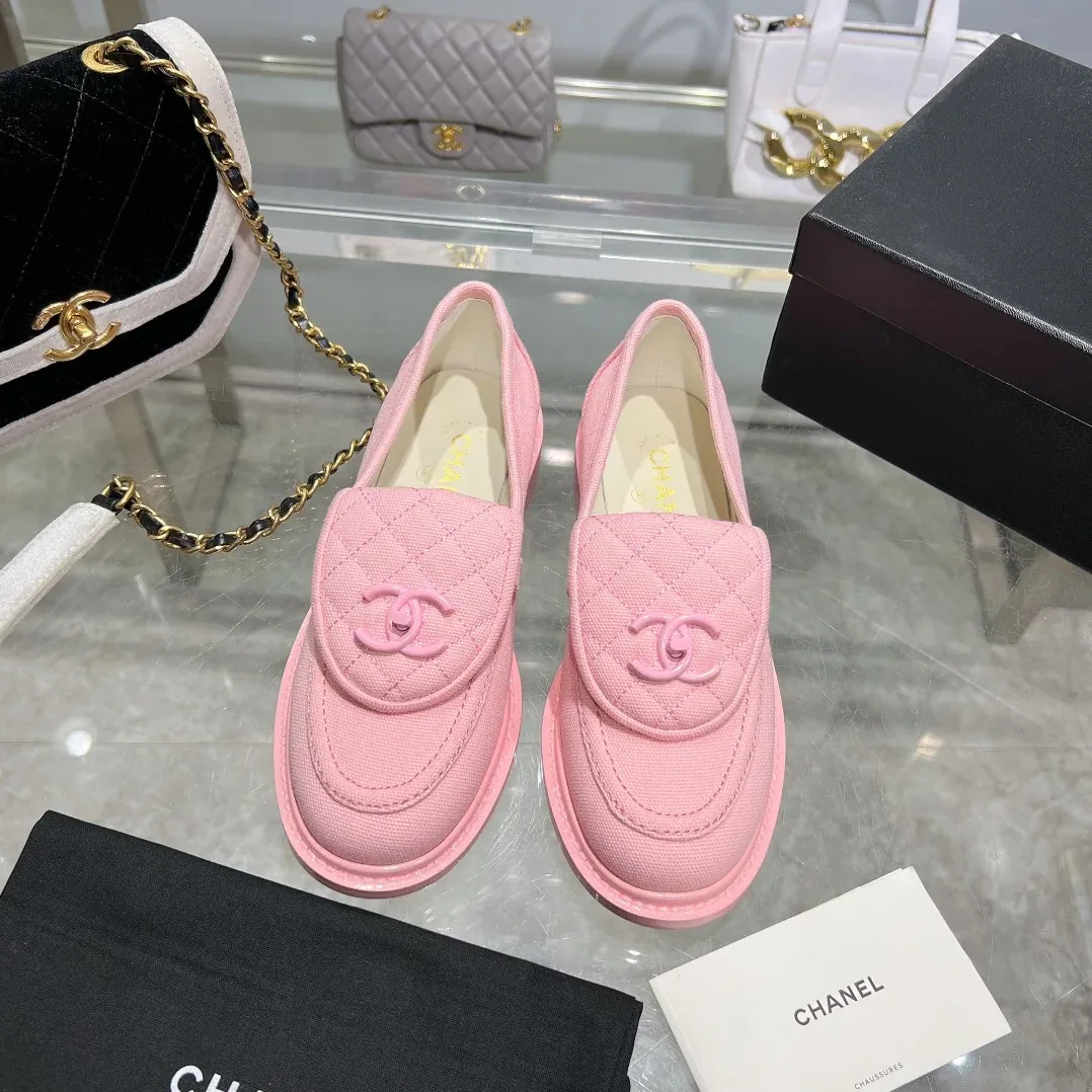 Chanel Moccasins Pink Chanel Moccasins Pink