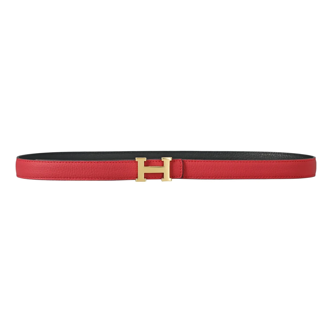 Reversible Buckle Amazing Belt Red&Black