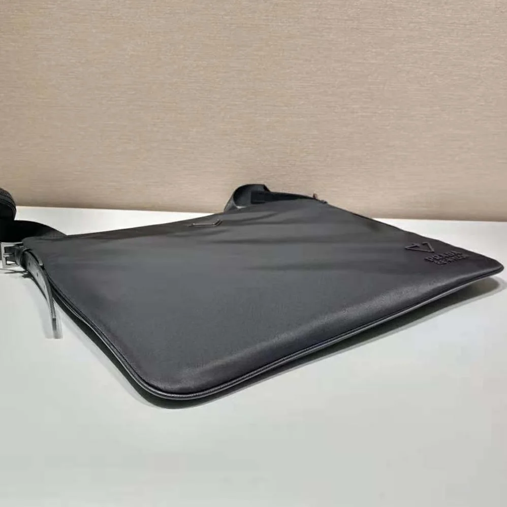 Prada Re-Nylon and Saffiano Leather Shoulder Bag for Men