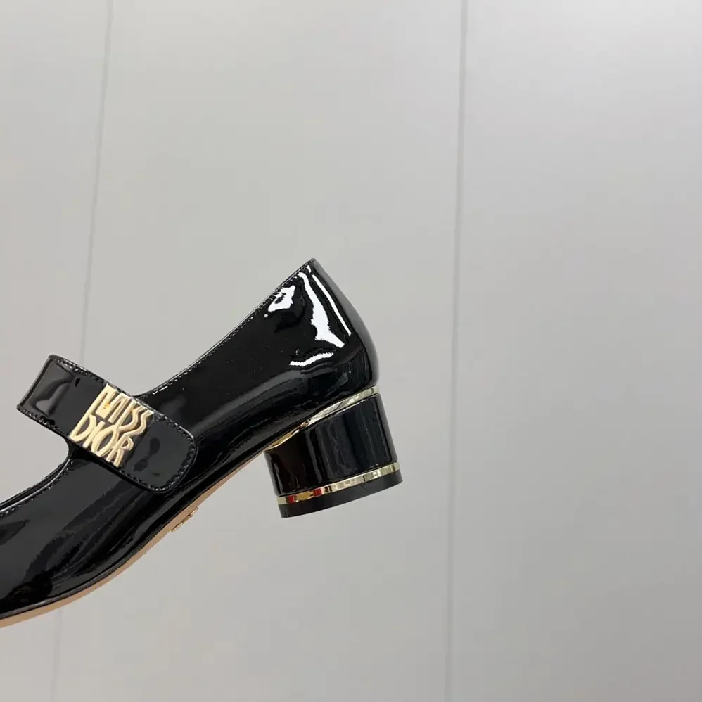Dior Miss Dior Pump Black Patent Calfskin for Women Dior Miss Dior Pump Black Patent Calfskin for Women