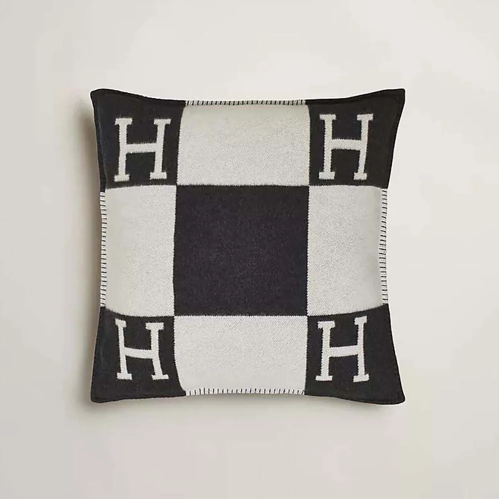 Hermes Avalon Pillow Large Model for Unisex in Black