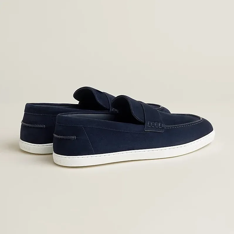 Hermes Job Loafers Marine Hermes Job Loafers Marine