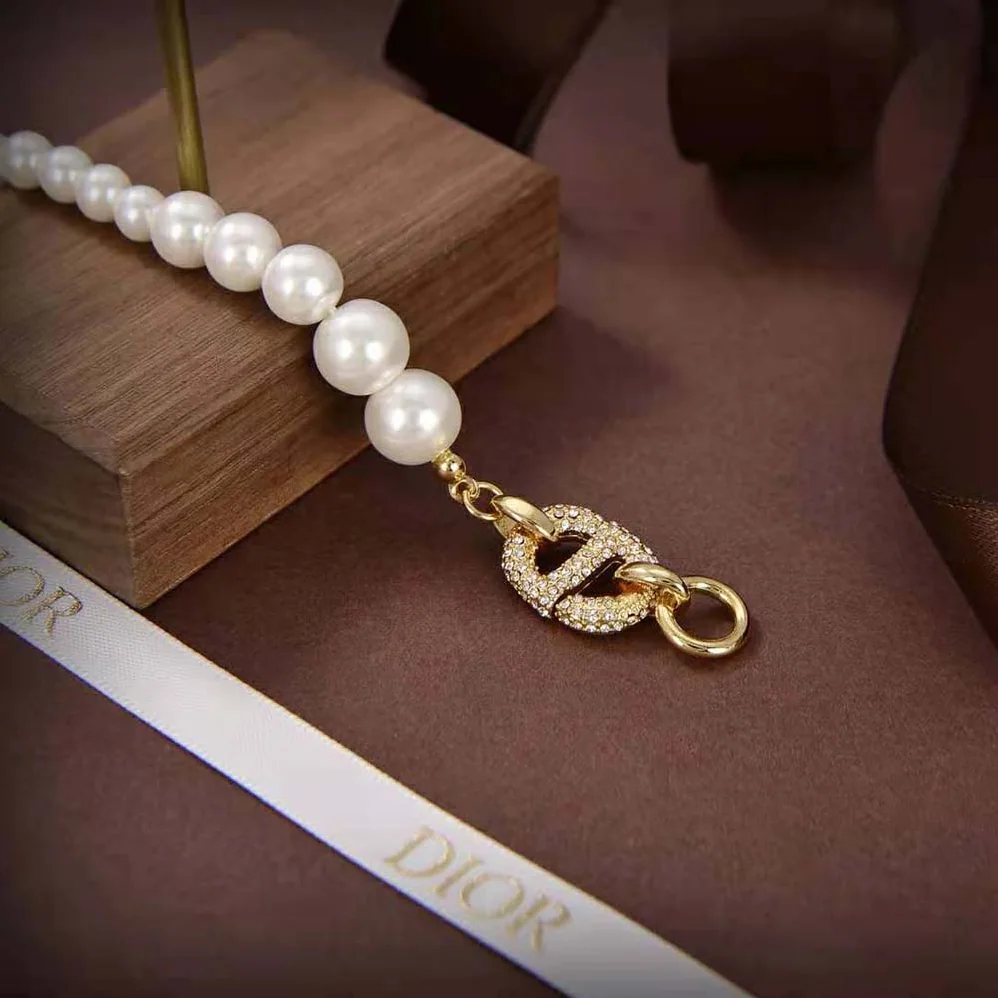 Dior CD Navy Bracelet Gold for Women in Finish Metal Dior CD Navy Bracelet Gold for Women in Finish Metal