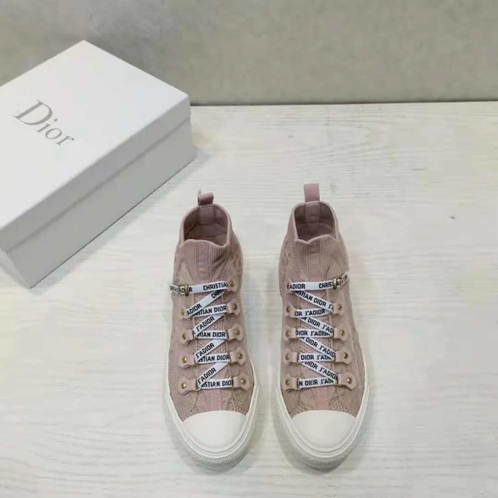 Dior Walk'n'dior Sneaker Pink Cannage Technical Mesh for Women