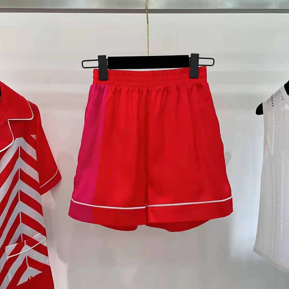 Dior Chez Moi Shorts Bright Pink and Pink Silk Twill for Women