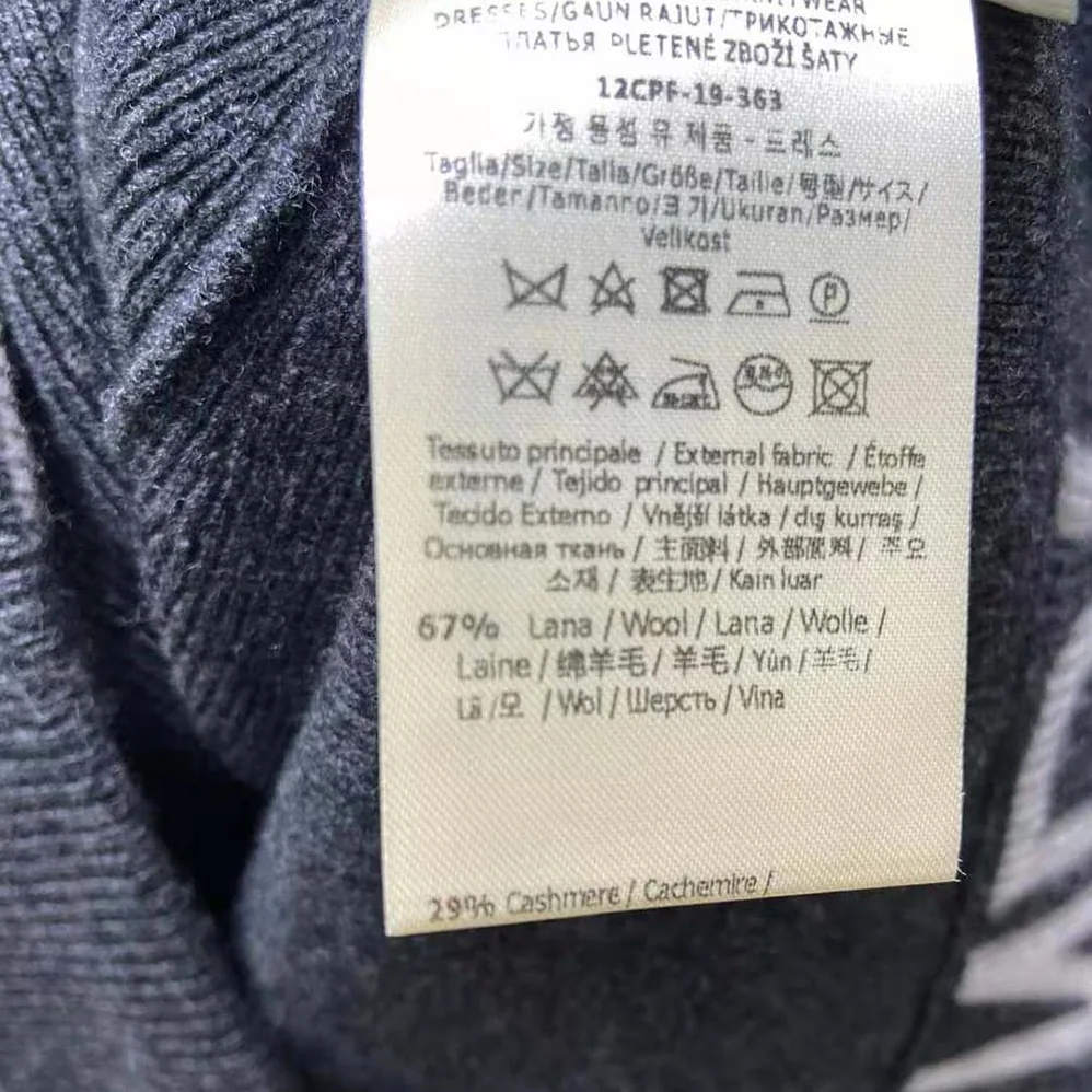 Fendi Sweater Gray Cashmere and Wool Pullover for Women
