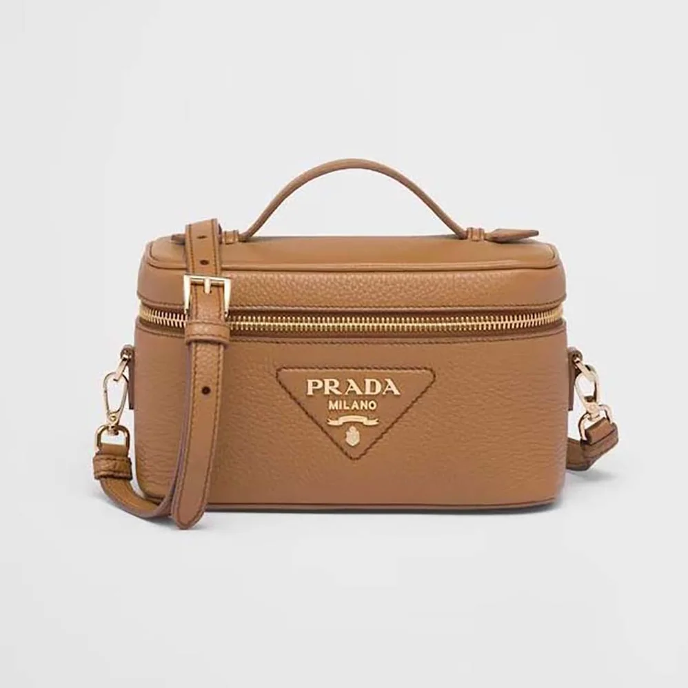 Prada Leather Mini-Bag for Women in Brown