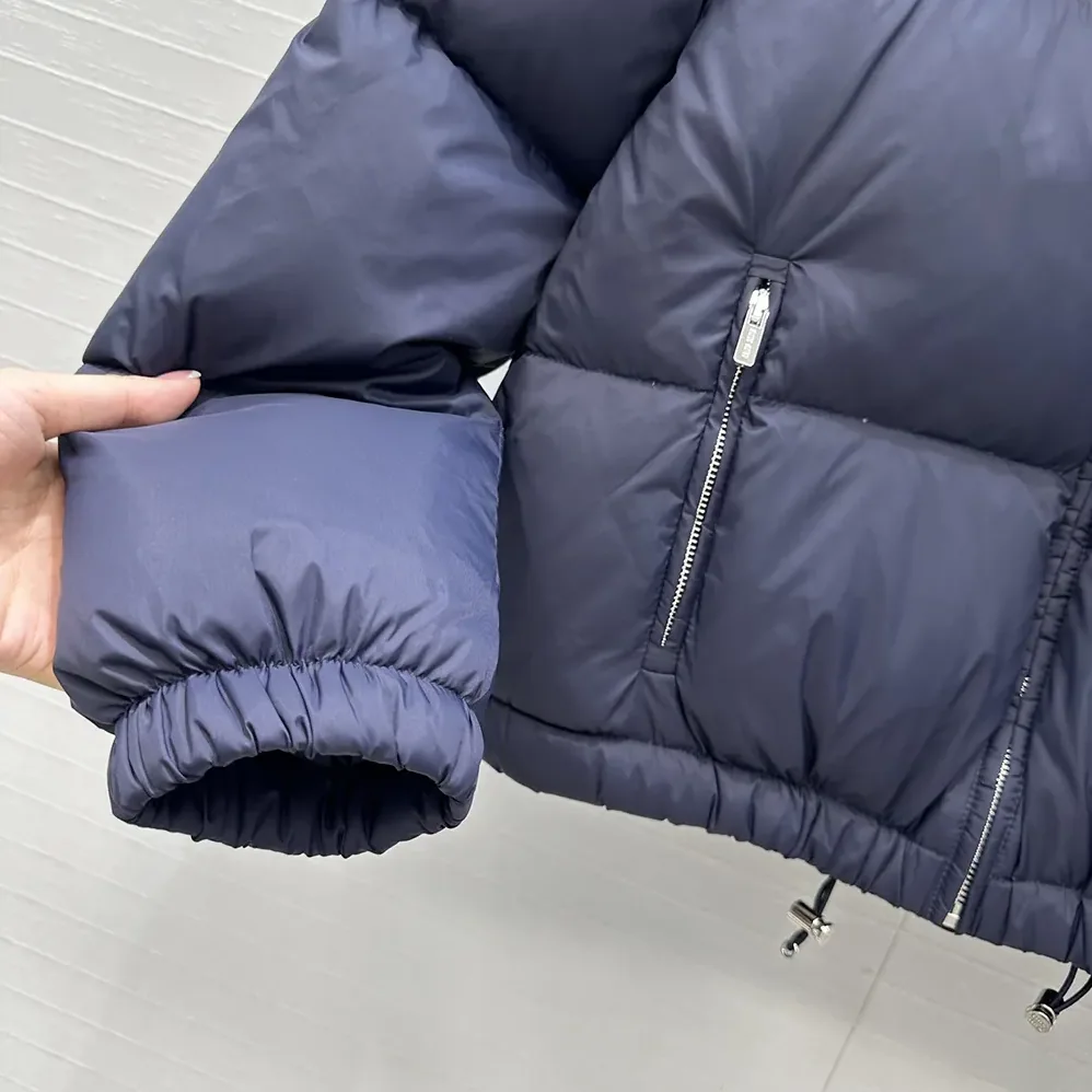 Miu Miu Technical Pongé Down Jacket for Women Miu Miu Technical Pongé Down Jacket for Women