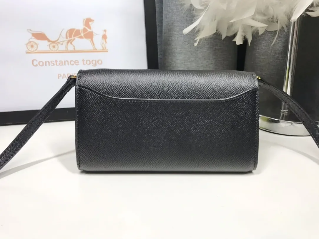 Hermes Constance Togo Long Wallet Black Gold Hardware Hermes Constance Togo Long Wallet Black Gold Hardware