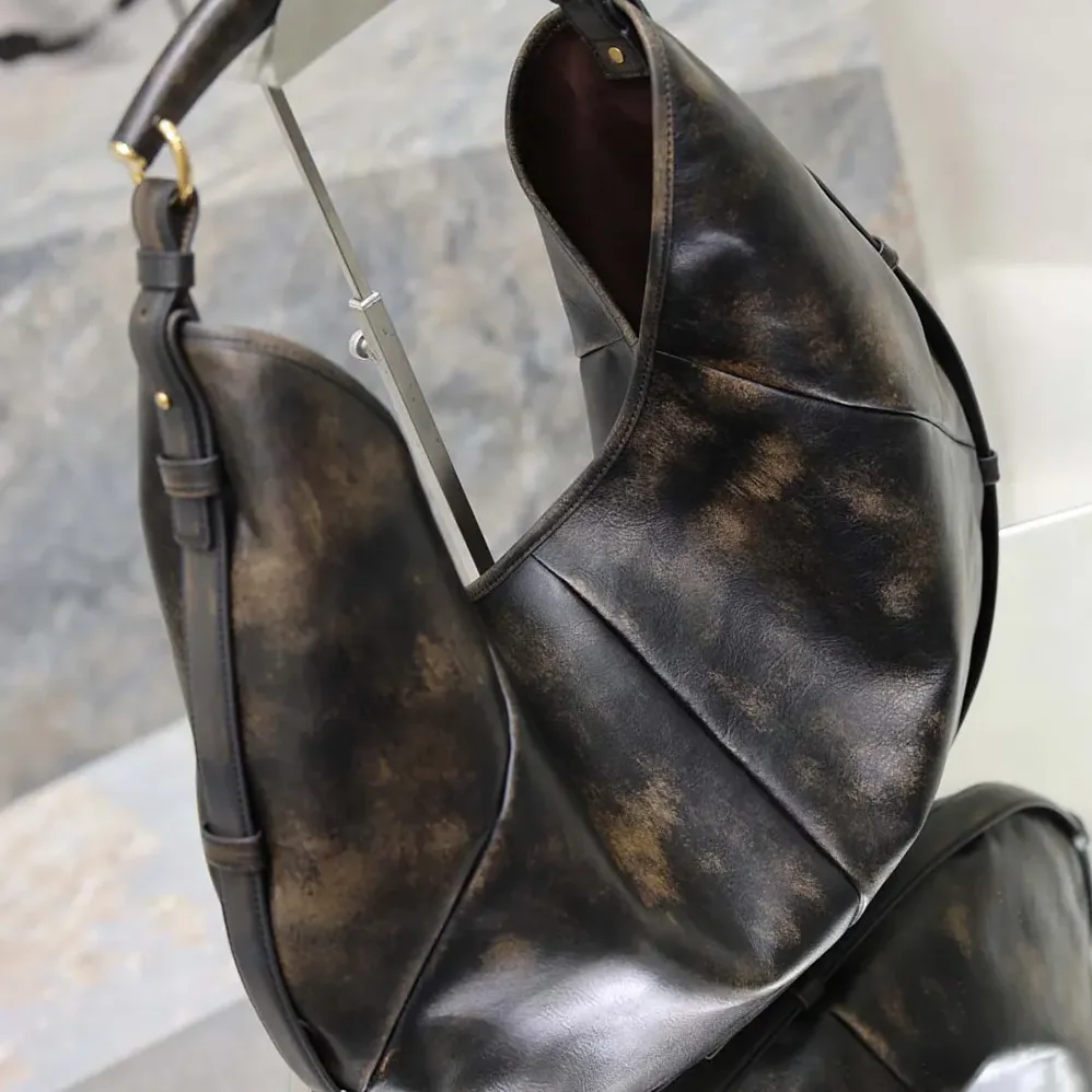 Saint Laurent YSL Mombasa Medium In Vintage Leather for Women Saint Laurent YSL Mombasa Medium In Vintage Leather for Women