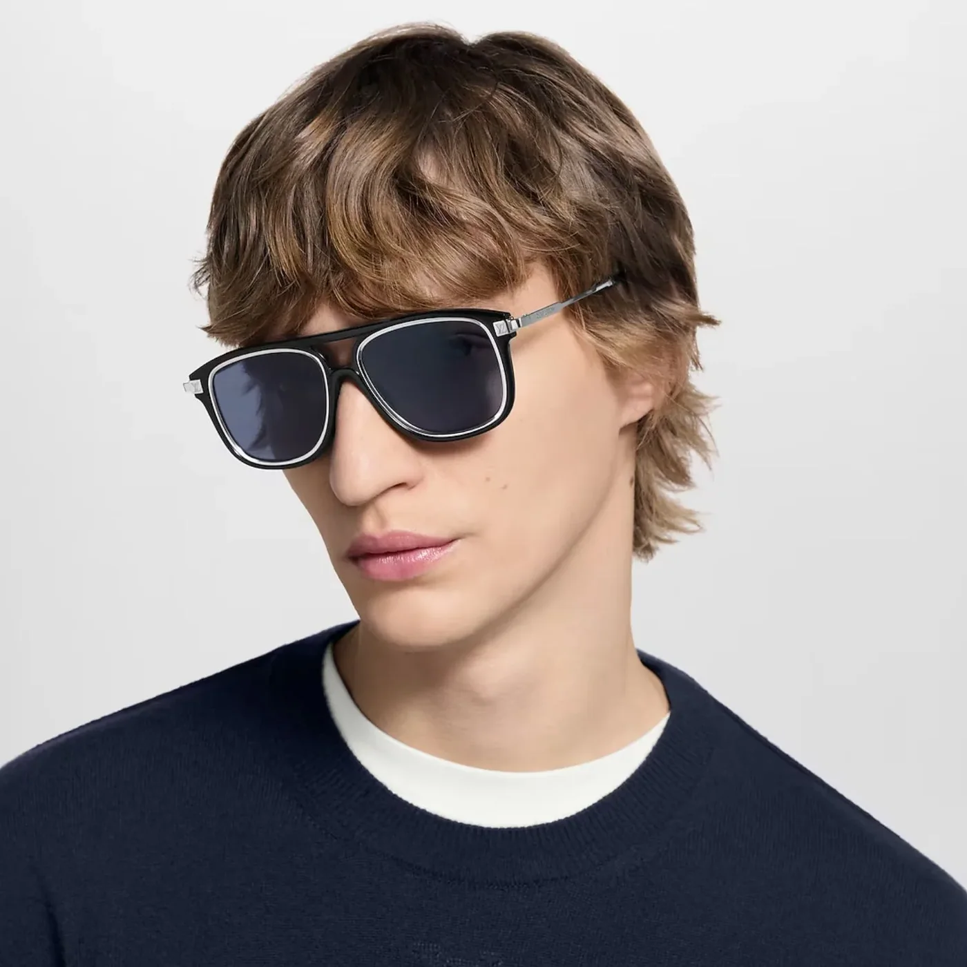 Louis Vuitton Legacy Pilot Sunglasses Black