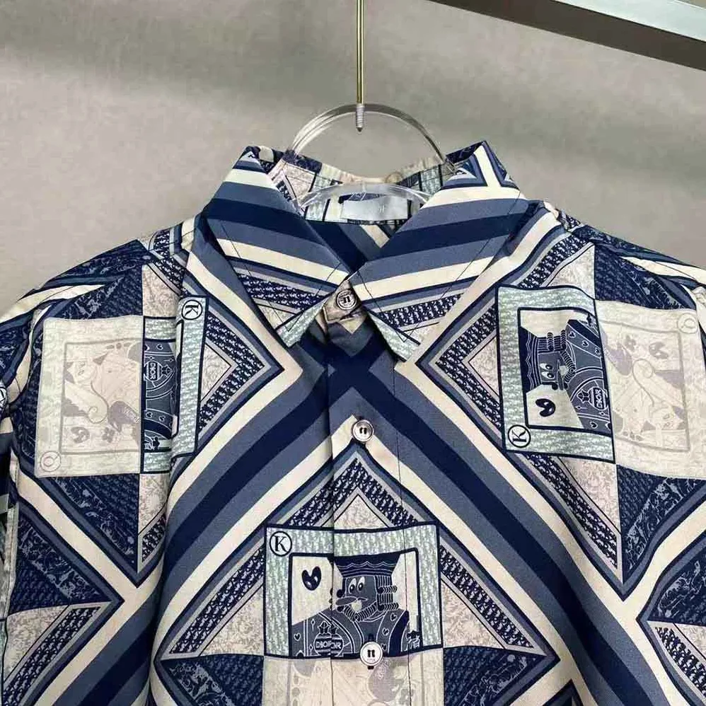 Dior Kenny Scharf Short-Sleeved Shirt Multicolor Silk Twill for Women Dior Kenny Scharf Short-Sleeved Shirt Multicolor Silk Twill for Women