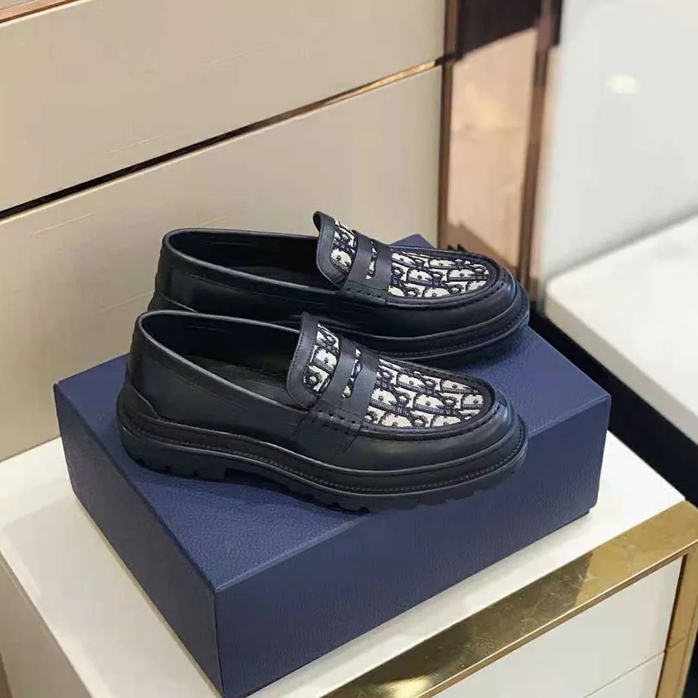 Dior Explorer Loafer Beige and Black Dior Oblique Jacquard for Men Dior Explorer Loafer Beige and Black Dior Oblique Jacquard for Men