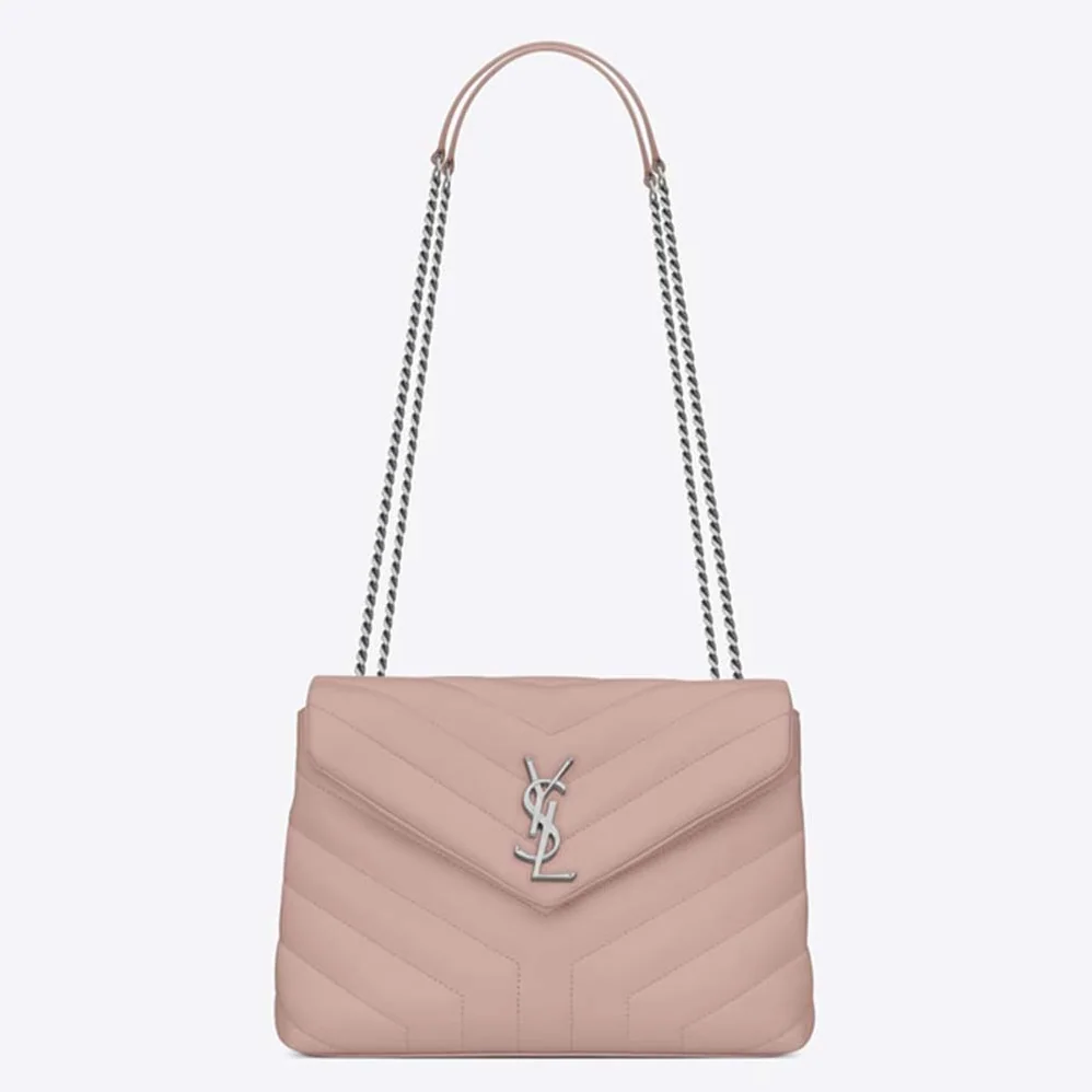 Saint Laurent YSL Loulou Small Matelasse Y Leather for Women in Pink Saint Laurent YSL Loulou Small Matelasse Y Leather for Women in Pink