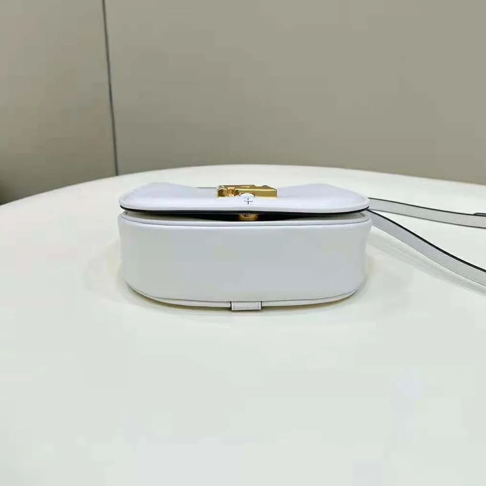 Fendi C'mon Mini White Leather Bag for Women Fendi C'mon Mini White Leather Bag for Women