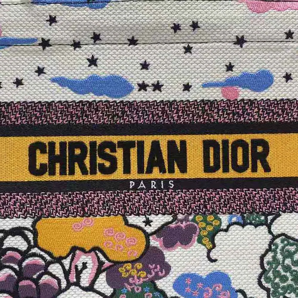 Dior Small Dior Book Tote Latte Dior Ciel de Rêve Embroidery for Women Dior Small Dior Book Tote Latte Dior Ciel de Rêve Embroidery for Women